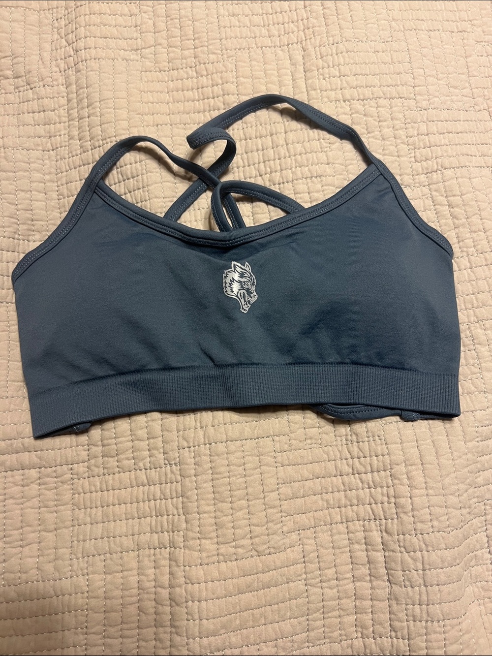 Darc Sport Wolf Layla Soft Seamless Bra - Washed Denim